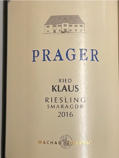 Prager Riesling Smaragd Klaus  750Ml