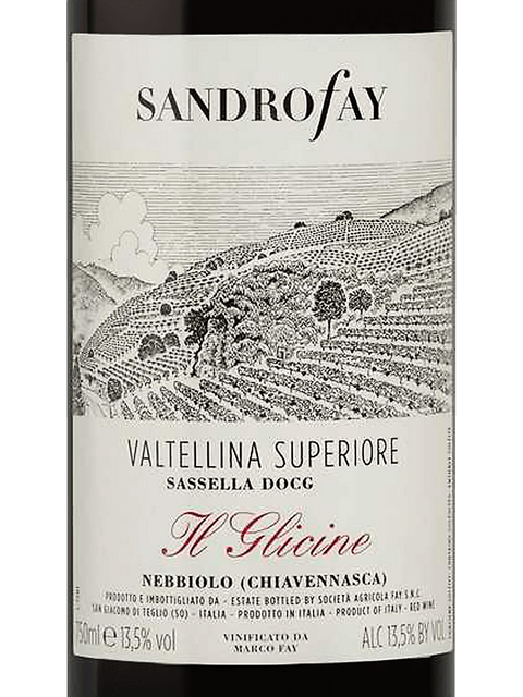 Sandro Fay Valtellina Superiore Sassella ‘Il Glicine’ 2021