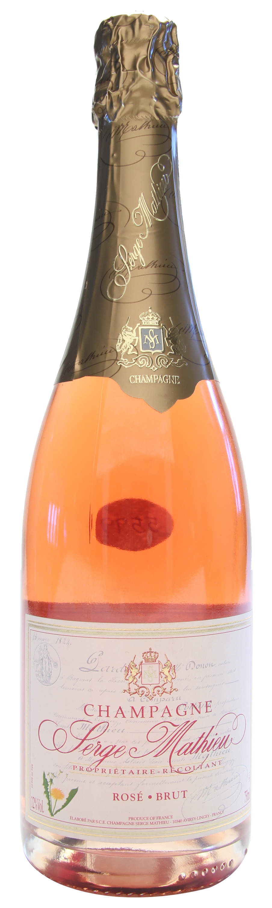 Serge Mathieu Brut Rose NV