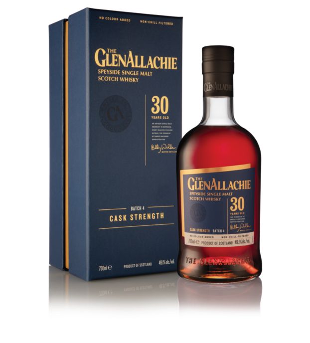 Single Malt Scotch Whisky 30 Year GlenAllachie Distillery