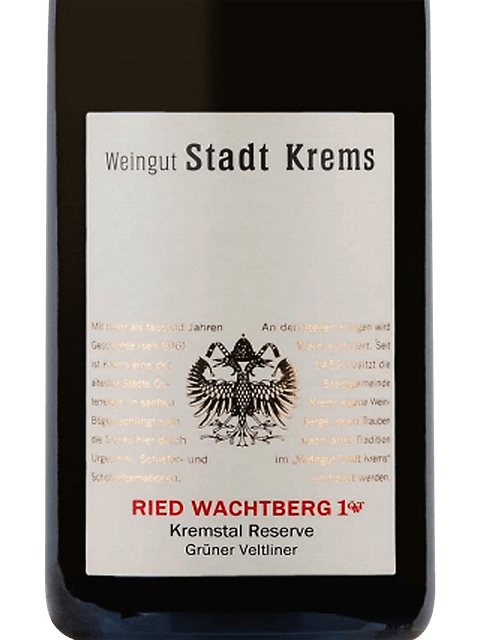 Stadt Krems Gruner Veltliner Wachtberg Reserve  750Ml