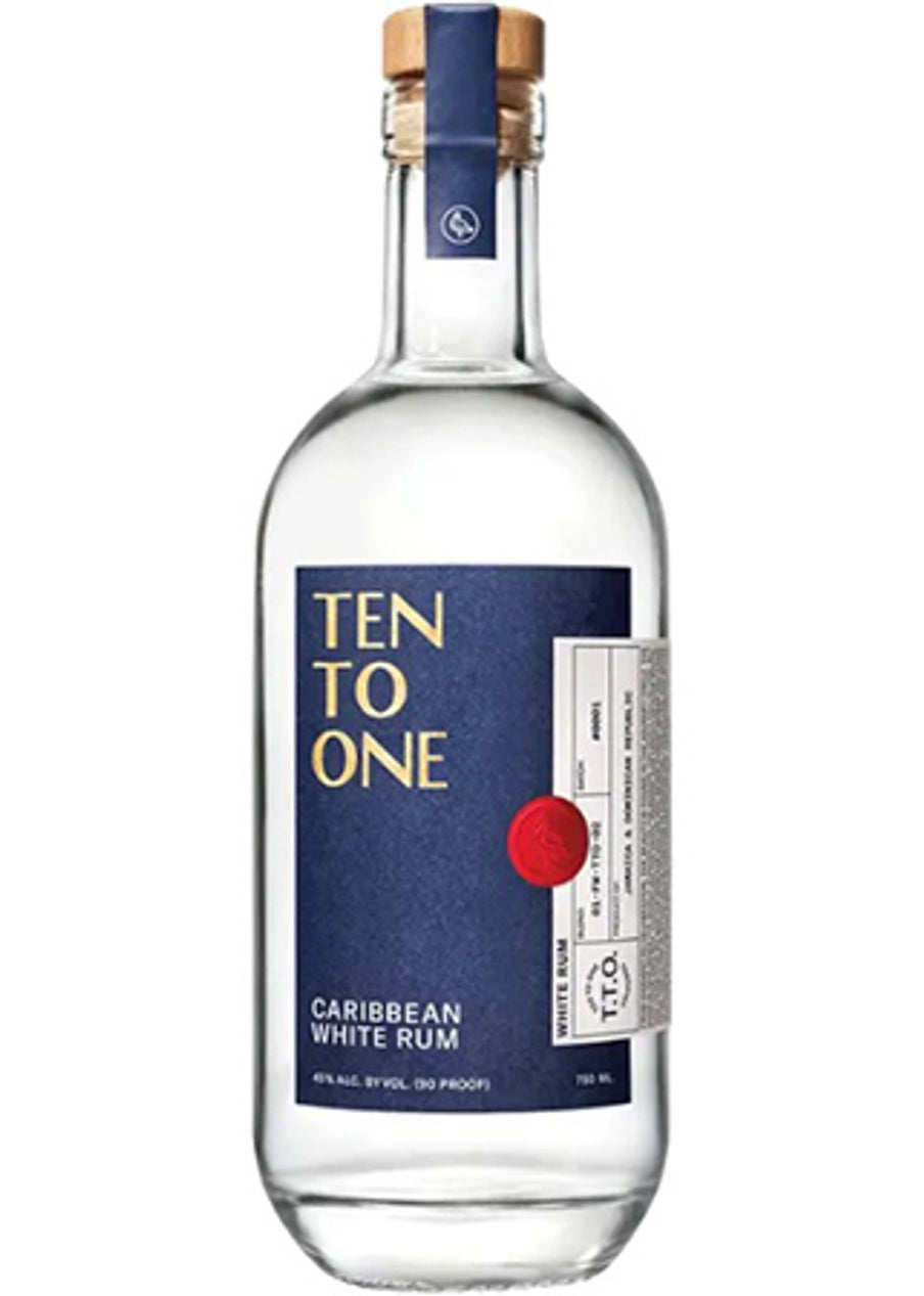 Ten To One Caribbean White Rum  90Pf 750Ml