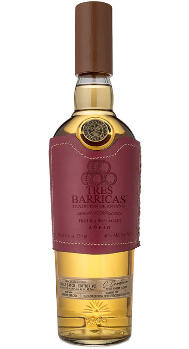 Tres Barricas Tequila Anejo  80 Pf 750Ml