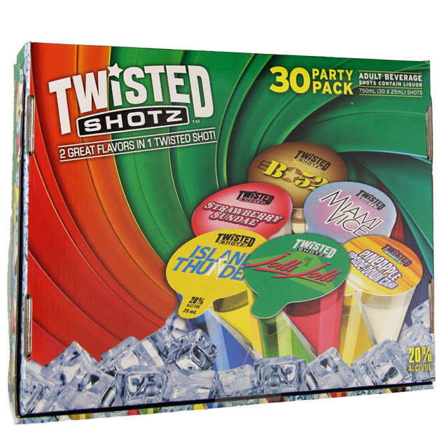 Twisted Shots Party Pack 30Pk