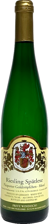 Windisch Riesling Spatlese Piesporter Goldtropfchen 2020