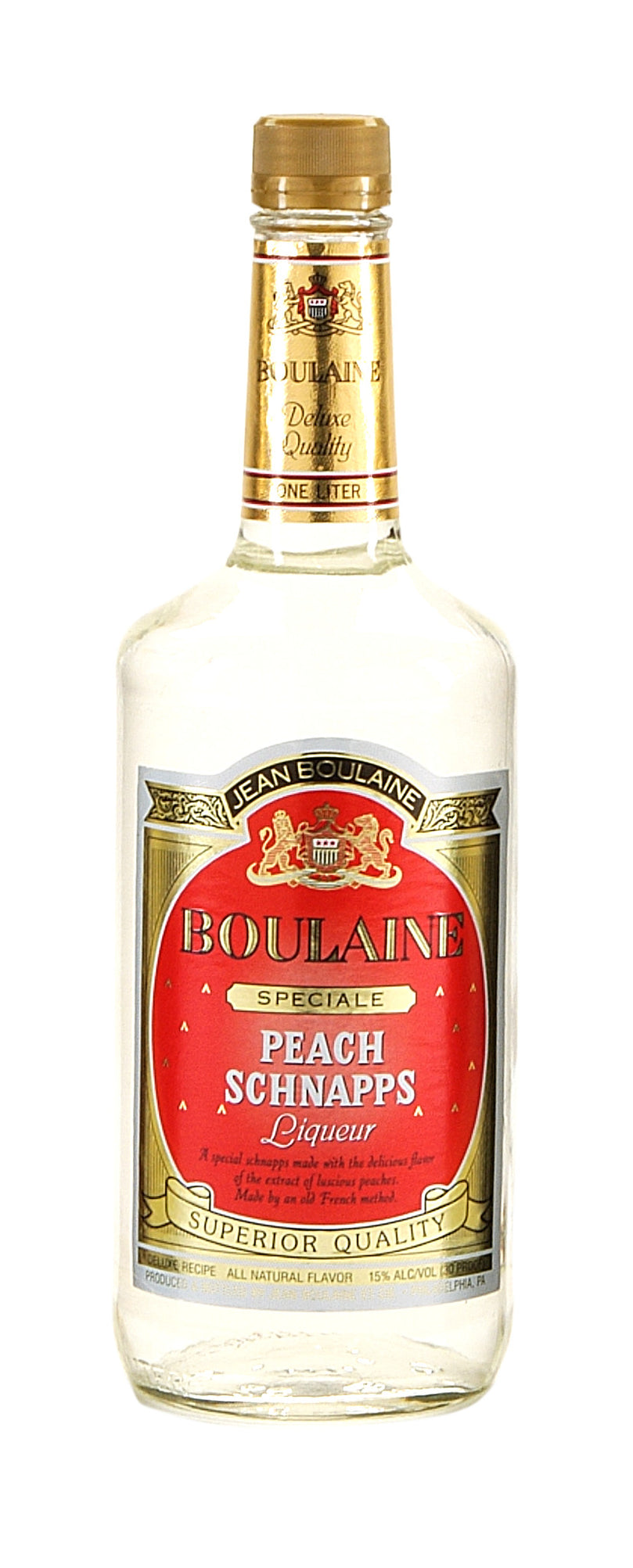 Jean Boulaine Peach 27.5º Schnapps | Liquor Cave