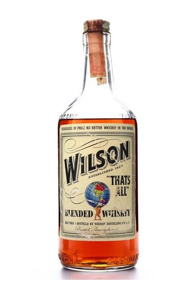 Wilson Whiskey Blend 80º | Liquor Cave