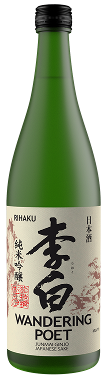 Rihaku Shuzo Wandering Poet Junmai Ginjo Sake, Liquor Cave