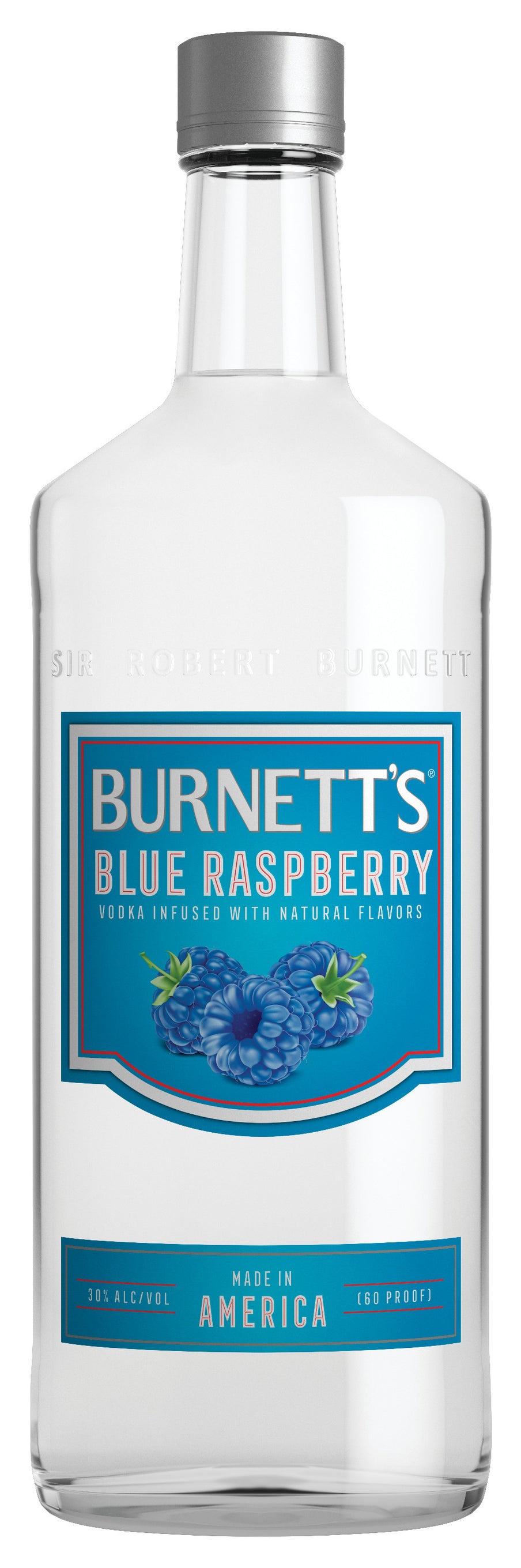 Burnetts Blue Raspberry Vodka | Liquor Cave