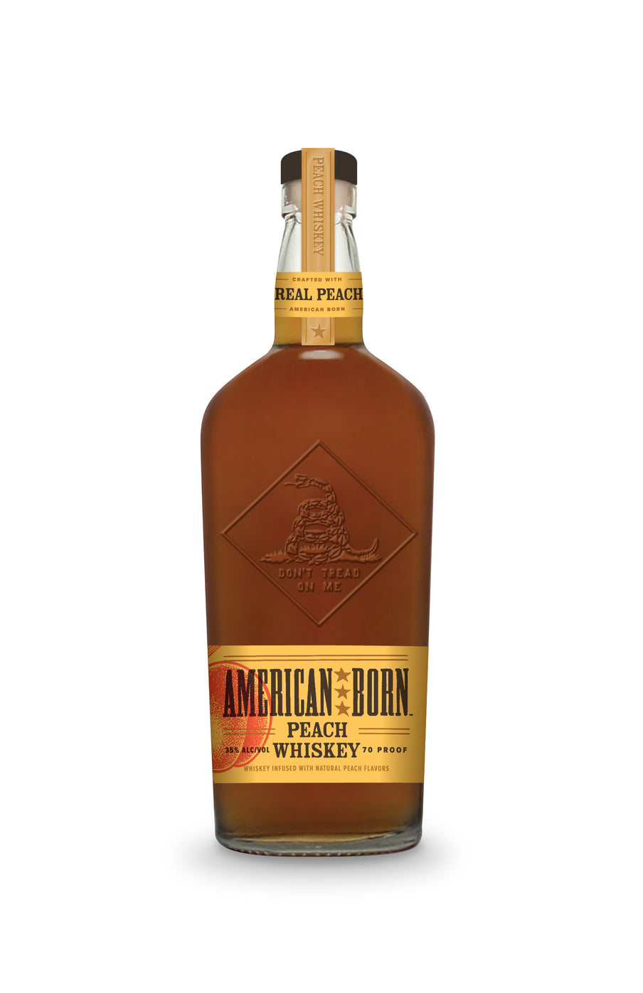 American Born Peach Whiskey | Liquor Cave