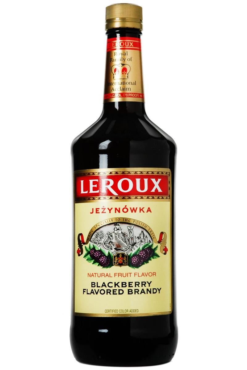 Leroux Blackberry Flavored Polish Style Brandy 70º | Liquor Cave