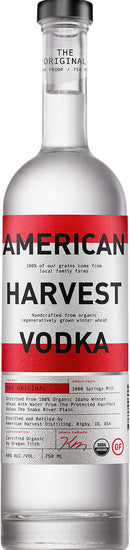 American Harvest Red Organic Vodka | Liquor Cave